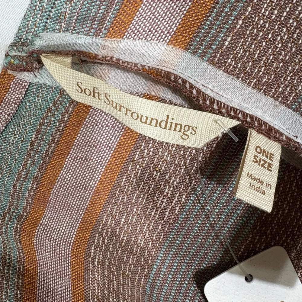 NWT Soft Surroundings Multi Color Wrap - One Size